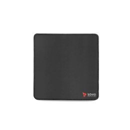 SAVIO GAMING MOUSE PAD 250X250X2MM, STITCHED EDGES BLACK EDITION TURBO DYNAMIC S