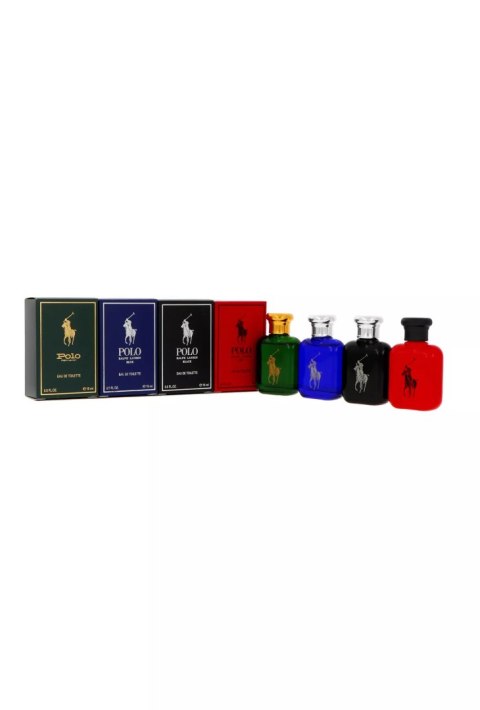 Zestaw Ralph Lauren Polo Collection Green Edt 15ml + Blue Edt 15ml + Red Edt 15ml + Black Edt 15ml