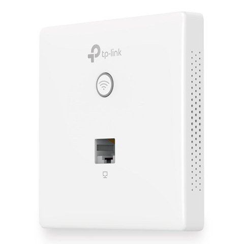 Access Point TP-LINK EAP115-Wall (300 Mb/s - 802.11n) Bezprzewodowy, naścienny punkt dostępowy, N300, Obsługa PoE (802.3af)