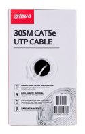 Kabel sieciowy DAHUA drut, 100% miedź PFM920I-5EUN (UTP; 305m; kat. 5e;)