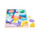 Fisher-Price HXY42 puzzle Rama puzzli 42 szt. Przestrzeń kosmiczna