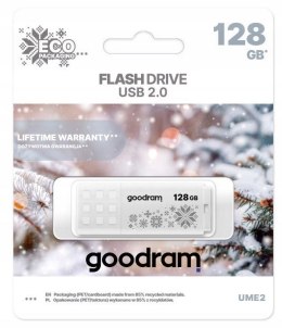 GoodRam Pendrive GoodRam UME2-1280W00R11-WI (128GB; USB 2.0; kolor biały) WINTER