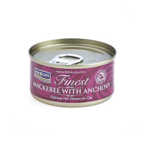 FISH4DOGS Fish4Cats Finest Makrela z Anchois 70g