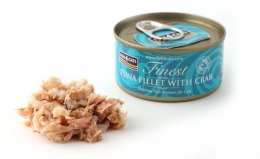 FISH4DOGS Fish4Cats Finest filet z Tuńczyka z Krabem 70g