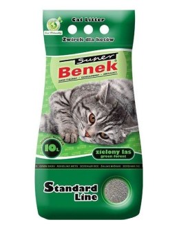 Super Benek CERTECH Super Benek Standard Zielony Las - żwirek dla kota zbrylający 10 l