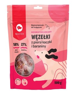 MACED MACED Przysmak Węzełki z Kaczki i Baraniny 500g