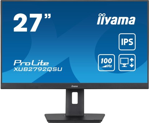 IIYAMA XUB2792QSU-B6 27IN WQHD ETE IPS/2560X1440100HZ 0.4MS 250CD