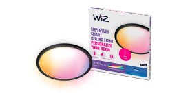 WiZ WiZ | Sufit Smart WiFi SuperSlim 545mm, czarny | 32 W | 2200-6500 K (RGB)