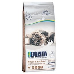 BOZITA BOZITA Indoor & Sterilised Grain free Reindeer - sucha karma dla kotów wysterylizowanych - 10kg