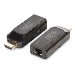 DIGITUS Mini Extender HDMI do 50m po Cat.5e/6/7 FHD1080p 60Hz HDCP 1.2 z audio (zestaw)