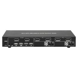 TECHly TECHLY PRZEŁĄCZNIK KVM DISPLAYPORT/USB 2X1 DUAL HE