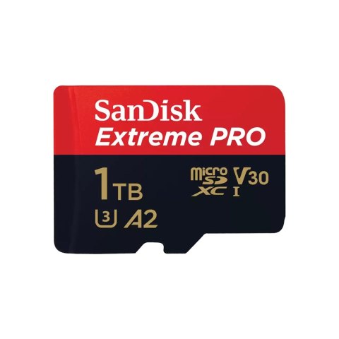 SanDisk KARTA PAMIĘCI SANDISK EXTREME PRO microSDXC 1TB 200/140 MB/s A2 C10 V30 UHS-I U3