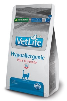 Farmina FARMINA VET Life Hypoallergenic Feline Pork & Potato - sucha karma dla kota - 1,5 kg