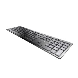 Cherry CHERRY KW 9100 SLIM klawiatura Uniwersalne RF Wireless + Bluetooth QWERTZ Niemiecki Czarny