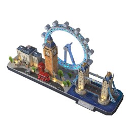 CubicFun Van der Meulen City Line London LED Puzzle 3D 107 szt. Budynki