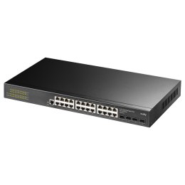 CUDY Cudy GS2024S2 łącza sieciowe Zarządzany L2/L3 Gigabit Ethernet (10/100/1000) 1U Czarny