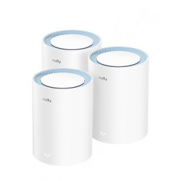 CUDY Cudy M1200 3-PACK siatkowy system wi-fi Dual-band (2.4 GHz/5 GHz) Wi-Fi 5 (802.11ac) Biały 1 Wewnętrzne