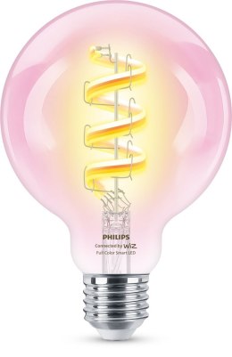 WiZ Philips Przezroczysta żarówka LED z widocznym spiralnym żarnikiem 40 W G95 E27