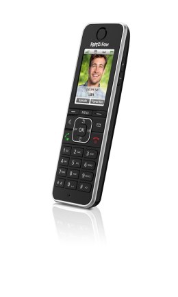 AVM FRITZ!Fon C6 Telefon w systemie DECT Nazwa i identyfikacja dzwoniącego Czarny