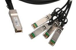 Extralink Extralink Kabel QSFP+ QSFP+ DAC DAC, 40Gbps do 4x 10Gbps 3m, 30AWG