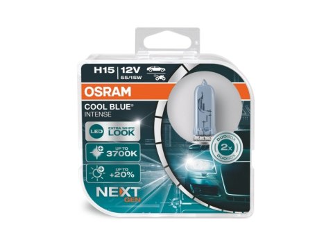 OSRAM OSRAM 64176CBN-HCB halogen lyskilde COOL BLUE® INTENSE H15 15/55 W 12 V