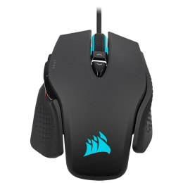 Corsair Corsair M65 RGB ULTRA myszka Po prawej stronie USB Typu-A Optyczny 26000 DPI