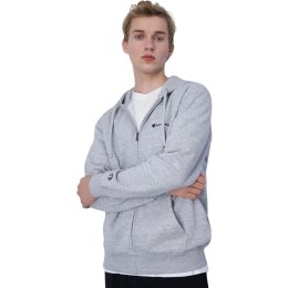 No name Bluza męska Champion Full Zip Hoodie szara 220260 EM021 S