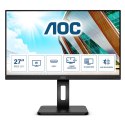 AOC MONITOR AOC LED 27" U27P2CA 68.6 cm (27") 3840 x 2160 pixels 4K Ultra HD LED Czarny