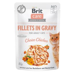 Brit Brit Care Cat Fillets In Gravy Choice Chicken 85g