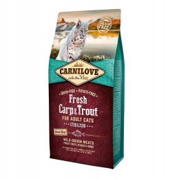 CARNILOVE CARNILOVE CAT FRESH CARP&TROUT STERILISED 6kg