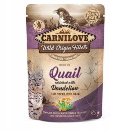 CARNILOVE Carnilove Cat Pouch Quail&Dendelion Sterilized 85g