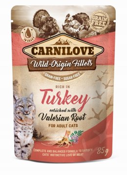 CARNILOVE Carnilove Cat Pouch Turkey&Valerian 85g