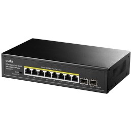 CUDY Cudy GS1008PS2 łącza sieciowe Nie zarządzany Gigabit Ethernet (10/100/1000) Obsługa PoE Czarny