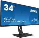 IIYAMA Iiyama ProLite XUB3493WQSU-B5 monitor komputerowy 86,4 cm (34") 3440 x 1440 px UltraWide Quad HD LED Czarny