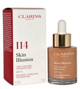 Clarins Skin Illusion Natural Hydrating Foundation Spf 15 114 Cappuccino 30ml