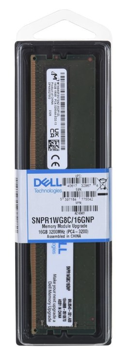 Dell Dell 16GB DDR4 UDIMM 3200MHz 1Rx8 ECC Memory Upgrade for PE T150/T350/R250/R350