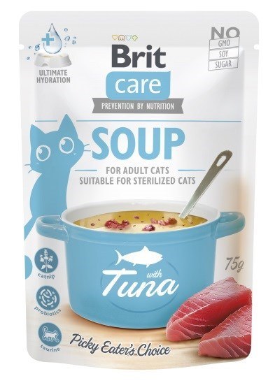 Brit Brit Care Soup with duck tuna 75g cat