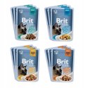 Brit Brit Premium Family Plate dla kotów saszetki w sosie mix smaków 12x85g