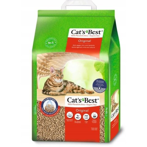 Cat's Best JRS Cat's Best Original - drewniany żwirek zbrylający dla kota - 5 l / 2,1 kg