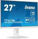 IIYAMA Iiyama ProLite XUB2792QSU-W6 monitor komputerowy 68,6 cm (27") 2560 x 1440 px Wide Quad HD LED Biały