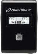 POWER WALKER PowerWalker VI 850 LCD zasilacz UPS Technologia line-interactive 0,85 kVA 480 W