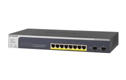 NETGEAR NETGEAR GS510TPP Zarządzany L2/L3/L4 Gigabit Ethernet (10/100/1000) Obsługa PoE Czarny