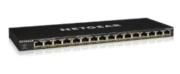 NETGEAR Netgear GS316P Nie zarządzany Gigabit Ethernet (10/100/1000) Obsługa PoE Czarny