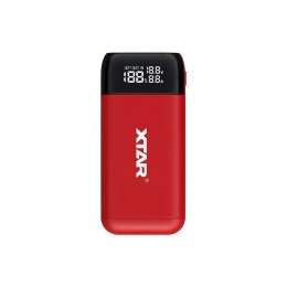 XTAR XTAR ŁADOWARKA/POWERBANK DO AKUMULATORÓW CYLINDRYCZNYCH LI-ION 18650/20700/21700 CZERWONY PB2S