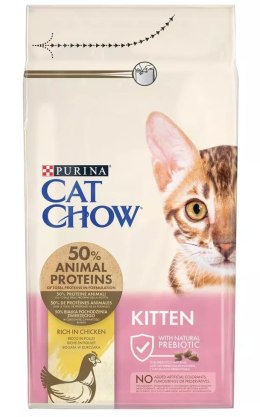 PURINA NESTLE PURINA CAT CHOW Kitten Chicken - sucha karma dla kociąt - 1,5 kg