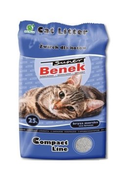 Super Benek Super Benek Compact Żwir zapachowy Bryza Morska 25l (WYPRZEDAŻ)