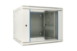 Extralink Extralink Szafa rack 9U 600x600 AZH Szara montowana na ścianie, dwusekcyjna