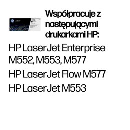 Hewlett-Packard HP 508X oryginalny wkład laserowy o dużej pojemności, czarny