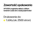 Hewlett-Packard HP LaserJet 203X oryginalny wkład z żółtym tonerem o dużej pojemności