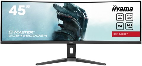 IIYAMA Iiyama G-MASTER RED EAGLE CURVED monitor komputerowy 114,3 cm (45") 5120 x 1440 px Dual QHD LED Czarny